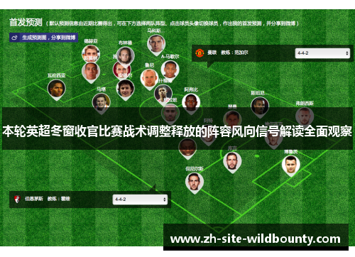 本轮英超冬窗收官比赛战术调整释放的阵容风向信号解读全面观察 本轮英超冬窗收官比赛战术调整释放的阵容风向信号解读全面观察